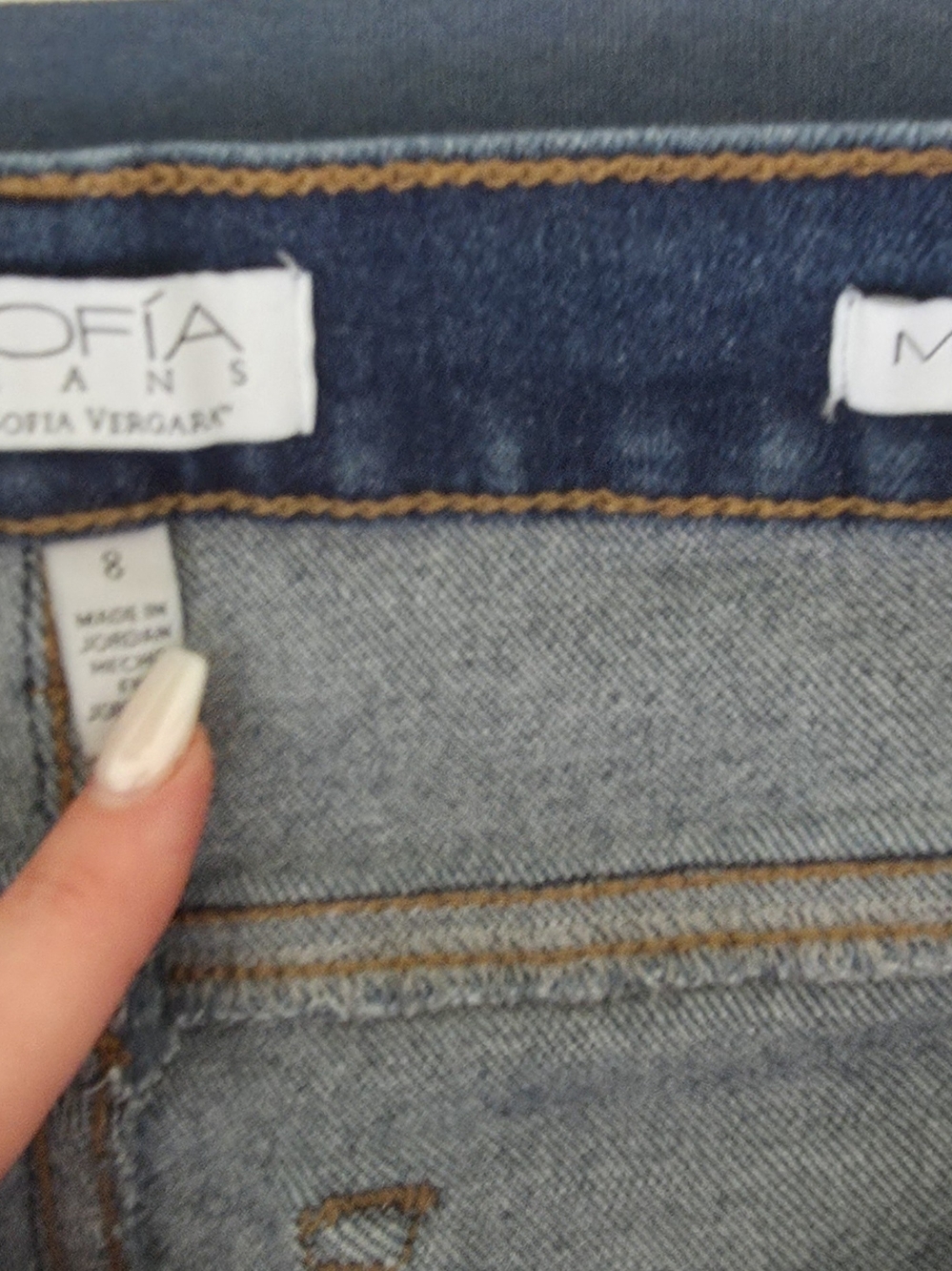 sofia by sofia vergara Dark Indigo Flare Jeans - Picture 3 of 3